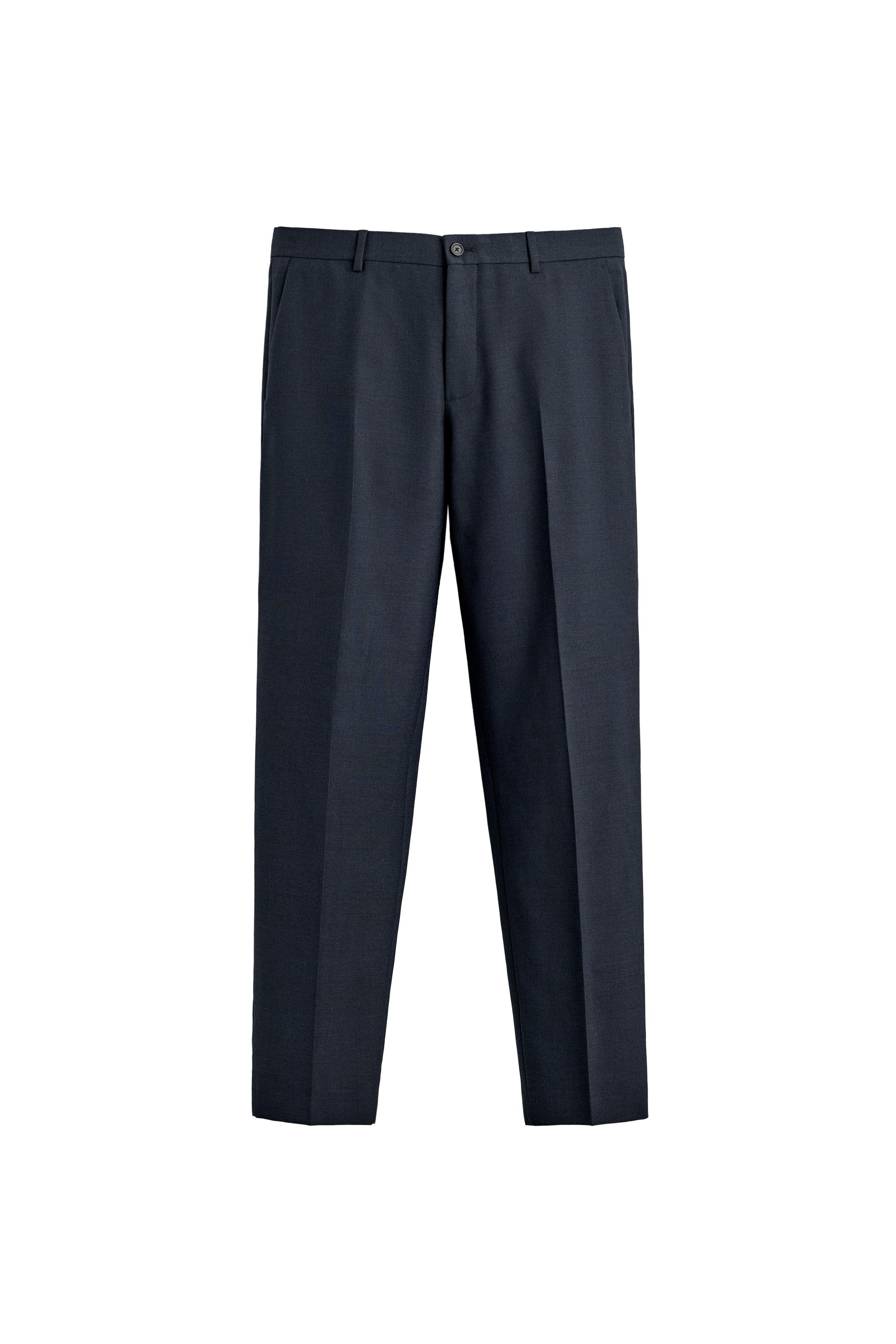 PLAID SUIT PANTS